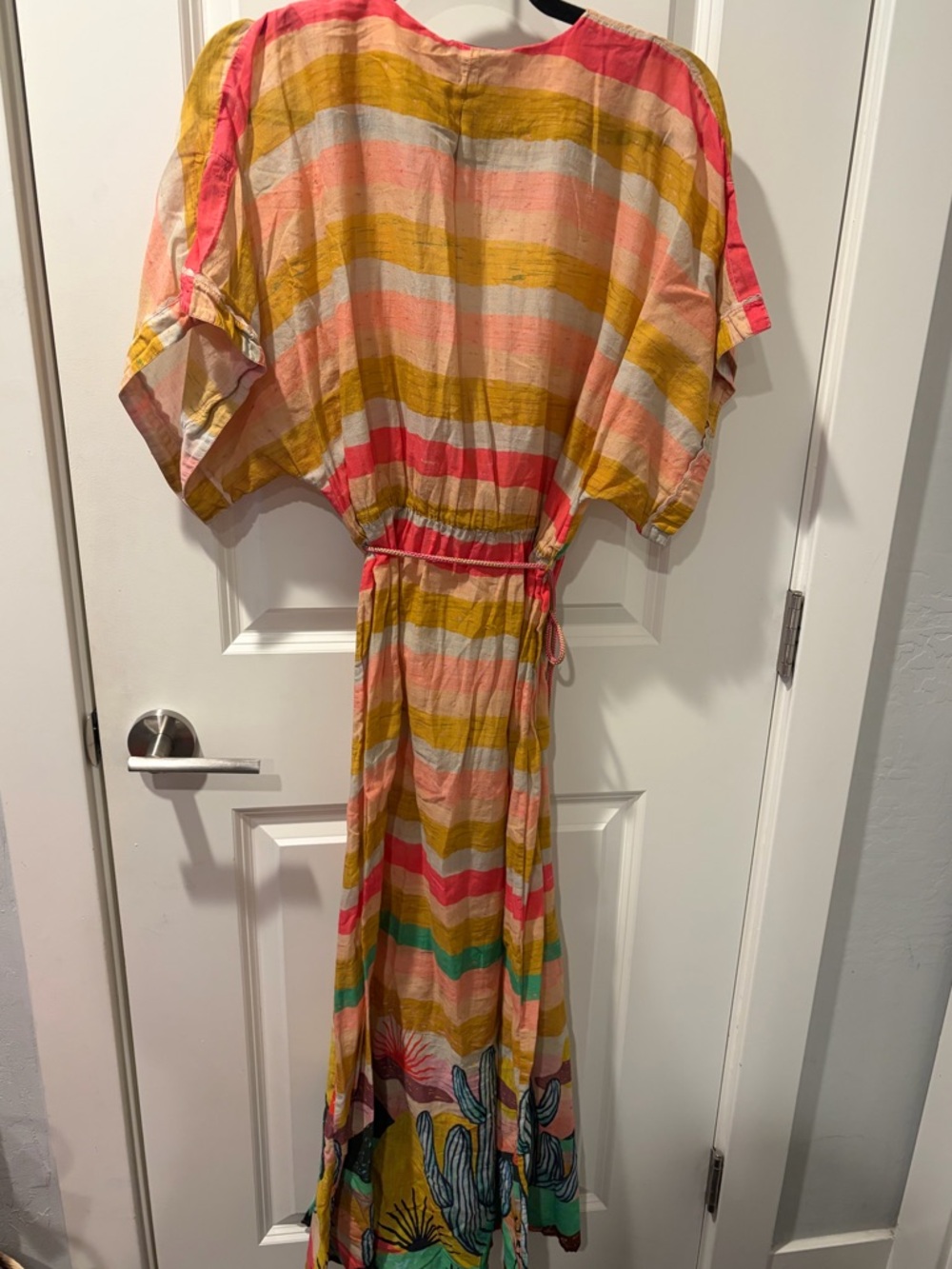 Anthropologie Scotch & Soda Abel Macias Printed Beach Kaftan | Size Large | - Picture 5 of 7